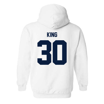 Monmouth - NCAA Men's Soccer : Jason King - Classic Shersey Hooded Sweatshirt-1