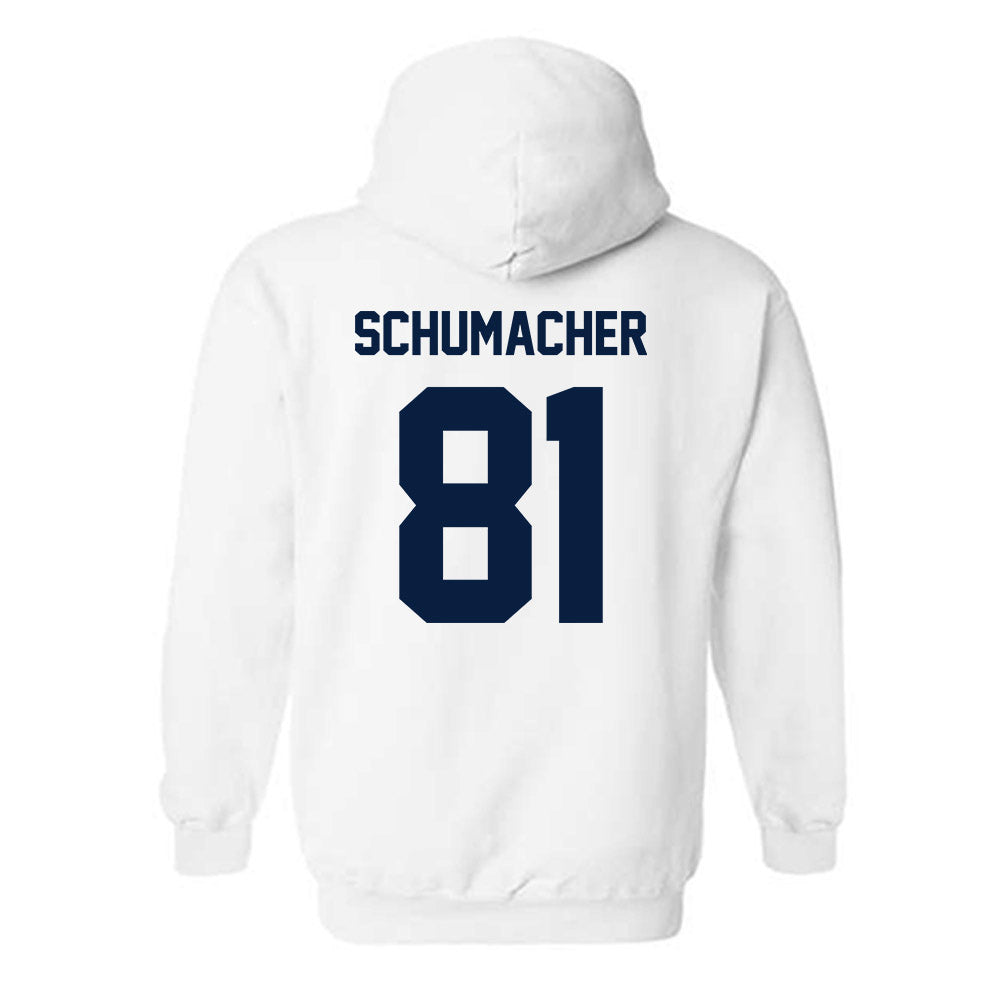 Monmouth - NCAA Football : Mike Schumacher - Classic Shersey Hooded Sweatshirt-1
