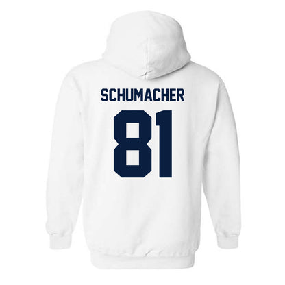 Monmouth - NCAA Football : Mike Schumacher - Classic Shersey Hooded Sweatshirt-1