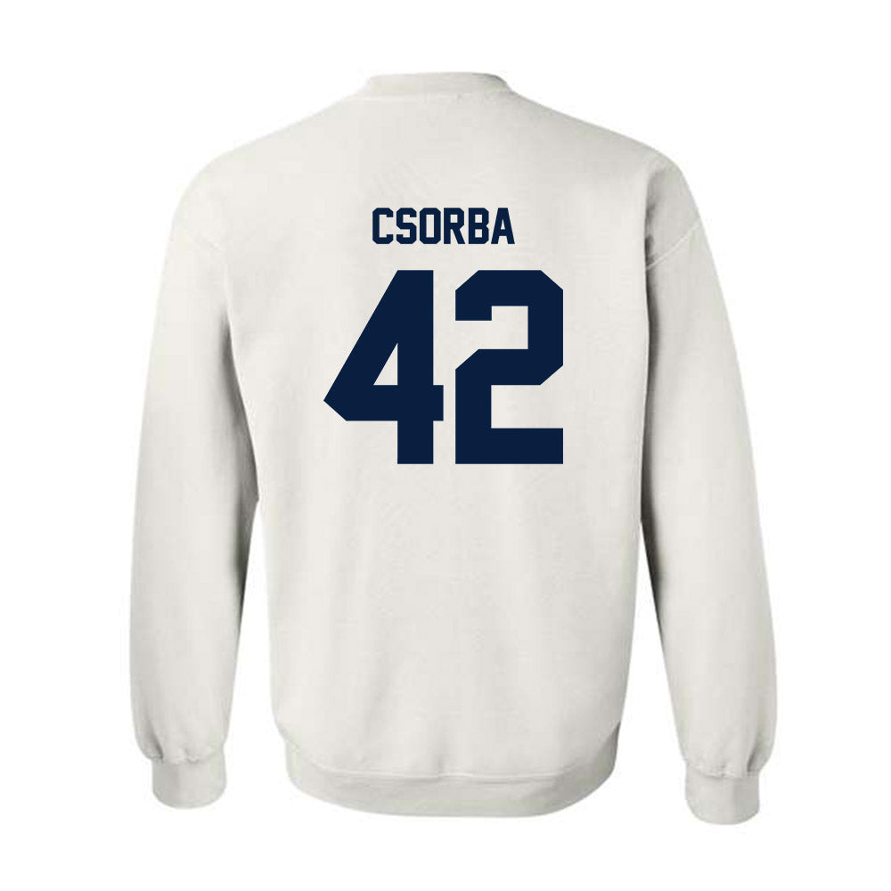 Monmouth - NCAA Men's Lacrosse : James Csorba - Classic Shersey Crewneck Sweatshirt-1
