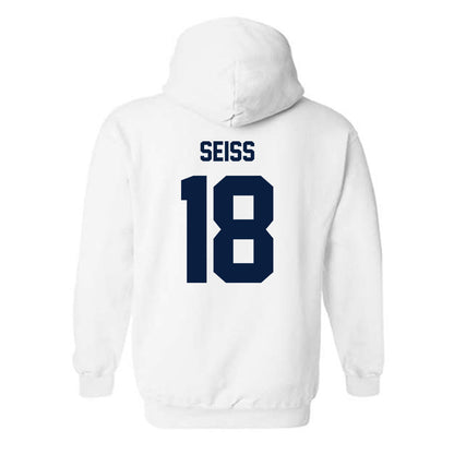 Monmouth - NCAA Football : Brad Seiss - Classic Shersey Hooded Sweatshirt-1