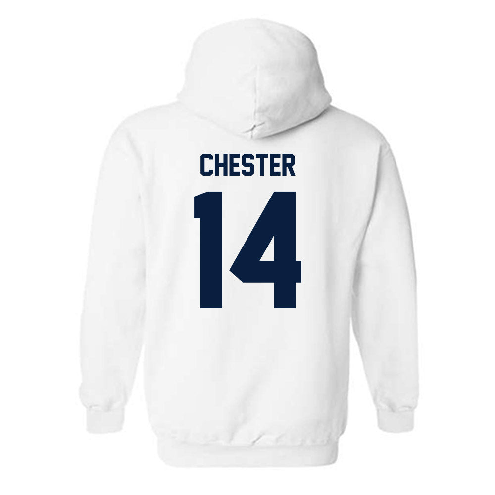 Monmouth - NCAA Men's Lacrosse : Riley Chester - Classic Shersey Hooded Sweatshirt-1
