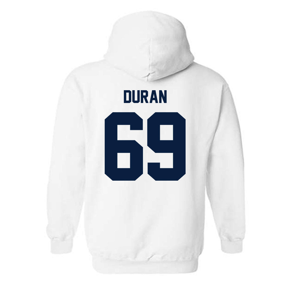 Monmouth - NCAA Football : Josh Duran - Classic Shersey Hooded Sweatshirt-1