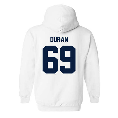 Monmouth - NCAA Football : Josh Duran - Classic Shersey Hooded Sweatshirt-1