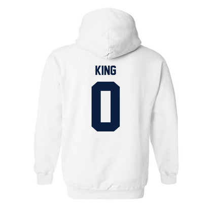 Monmouth - NCAA Football : Luke King - Classic Shersey Hooded Sweatshirt-1