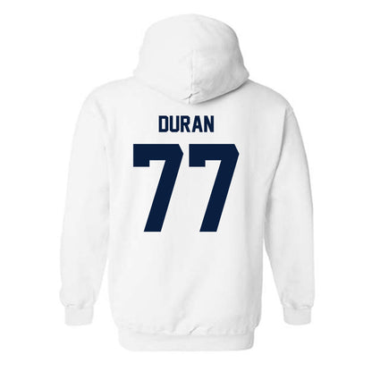 Monmouth - NCAA Football : Josh Duran - Classic Shersey Hooded Sweatshirt-1