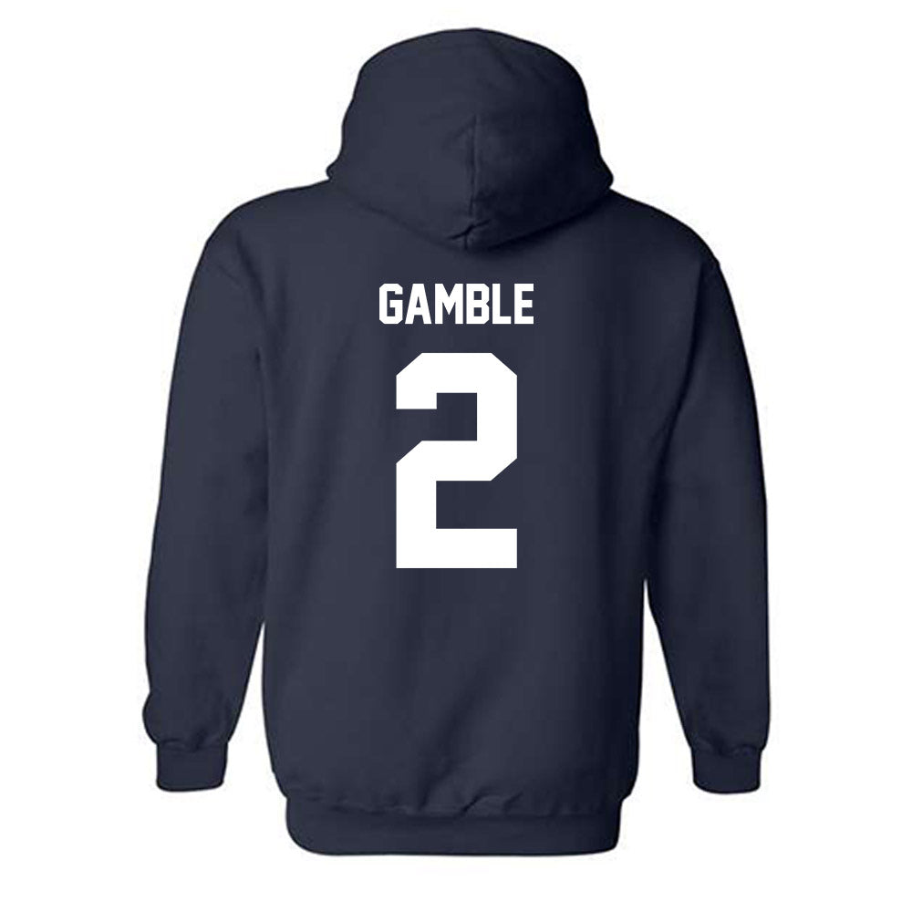 Monmouth - NCAA Women's Basketball : Gissel Gamble - Classic Shersey Hooded Sweatshirt-1