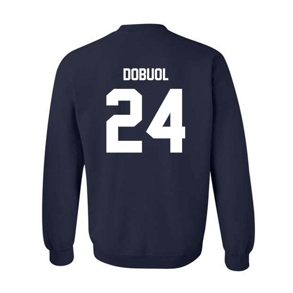 Monmouth - NCAA Men's Basketball : Jinup Dobuol - Classic Shersey Crewneck Sweatshirt-1