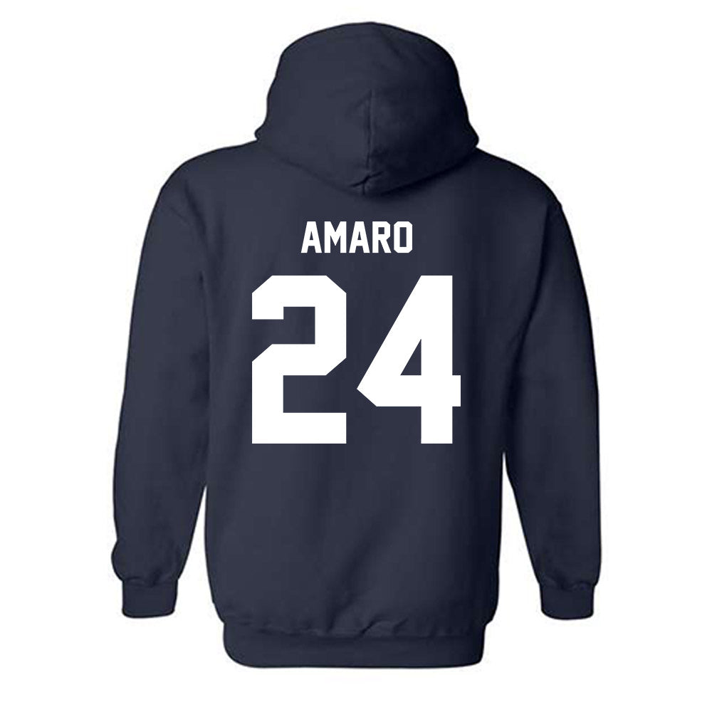 Monmouth - NCAA Women's Basketball : Maria Madalena Amaro - Classic Shersey Hooded Sweatshirt-1
