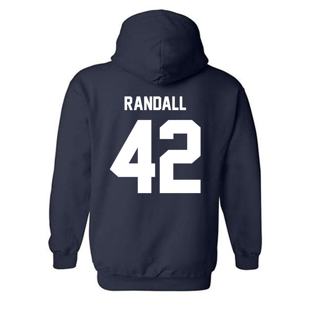 Monmouth - NCAA Football : Greg Randall - Classic Shersey Hooded Sweatshirt-1