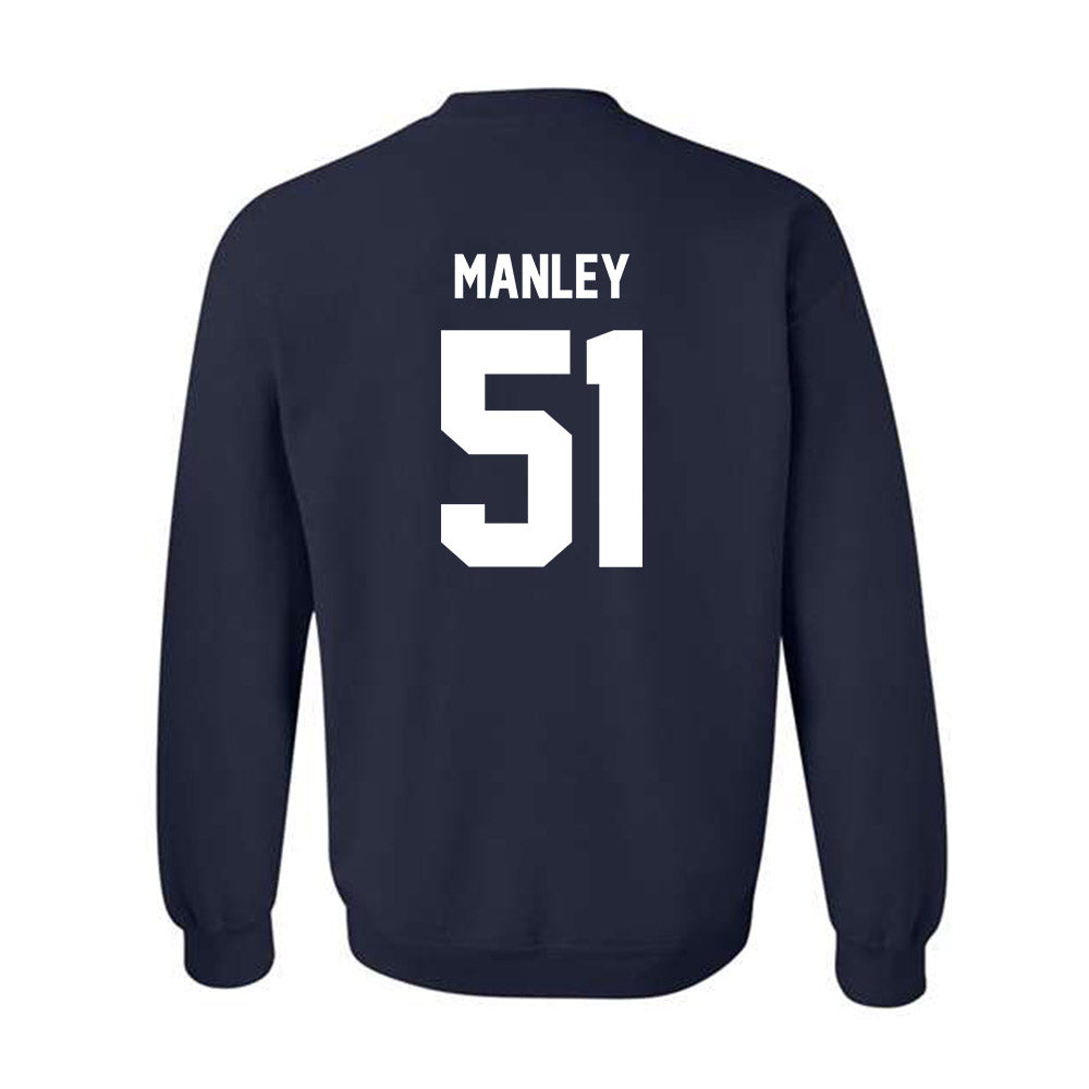 Monmouth - NCAA Men's Lacrosse : Tommy Manley - Classic Shersey Crewneck Sweatshirt-1