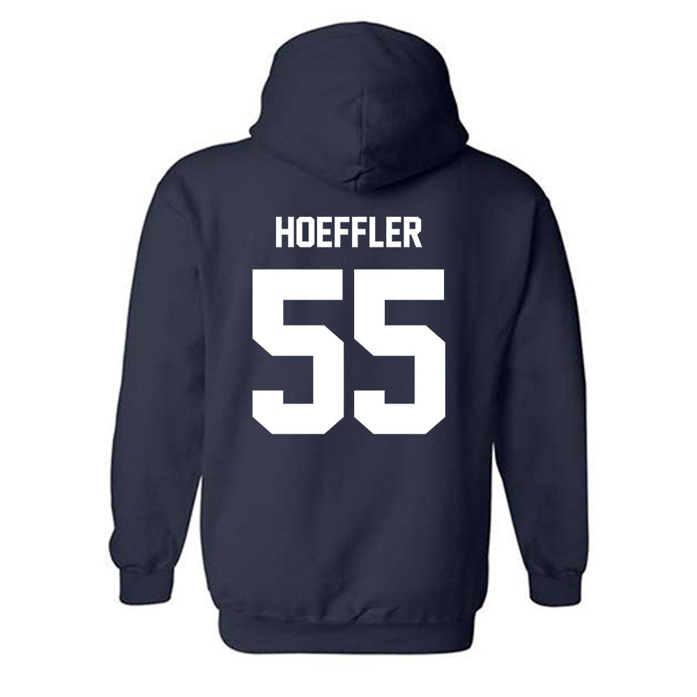 Monmouth - NCAA Football : Justin Hoeffler - Classic Shersey Hooded Sweatshirt-1