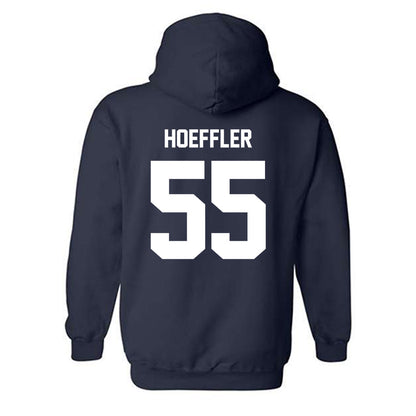 Monmouth - NCAA Football : Justin Hoeffler - Classic Shersey Hooded Sweatshirt-1