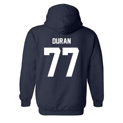 Monmouth - NCAA Football : Josh Duran - Classic Shersey Hooded Sweatshirt-1