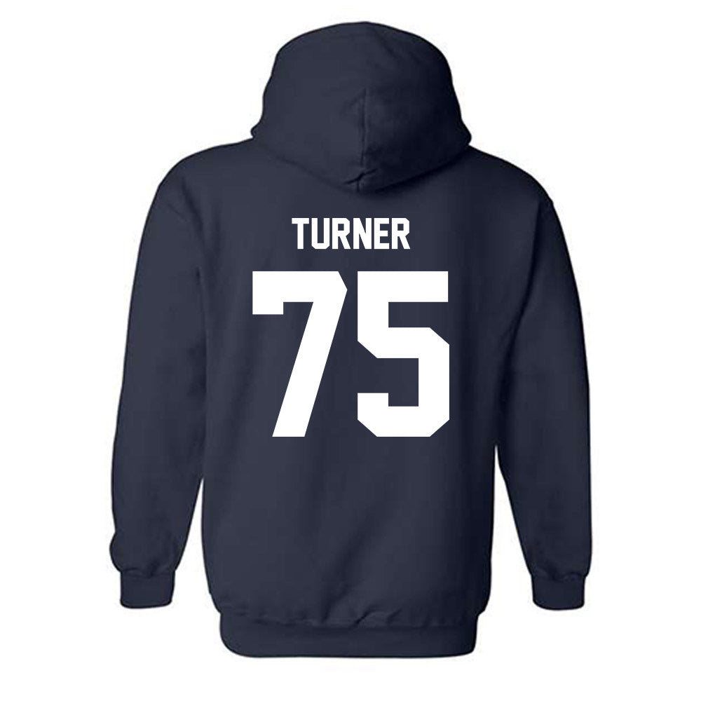 Monmouth - NCAA Football : Bleek Turner - Classic Shersey Hooded Sweatshirt-1