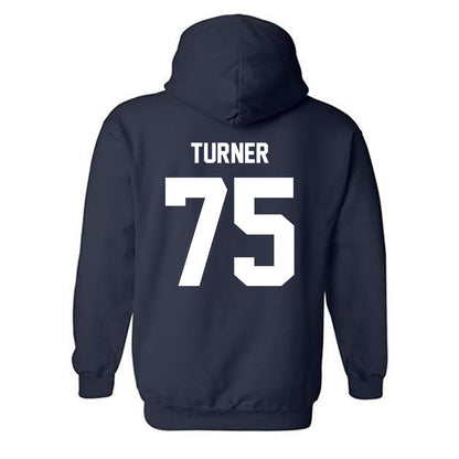 Monmouth - NCAA Football : Bleek Turner - Classic Shersey Hooded Sweatshirt-1