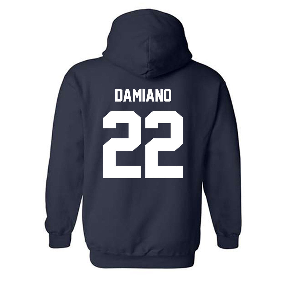 Monmouth - NCAA Men's Soccer : Tommy Damiano - Classic Shersey Hooded Sweatshirt-1