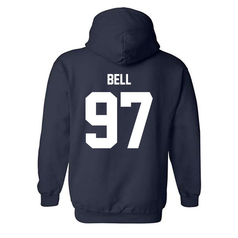 Monmouth - NCAA Football : Rashee Bell - Classic Shersey Hooded Sweatshirt-1