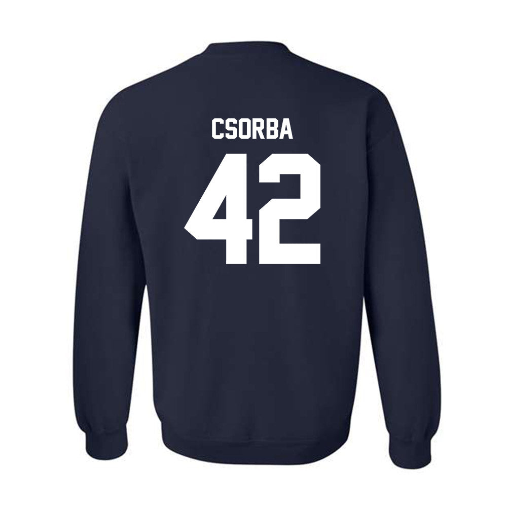 Monmouth - NCAA Men's Lacrosse : James Csorba - Classic Shersey Crewneck Sweatshirt-1