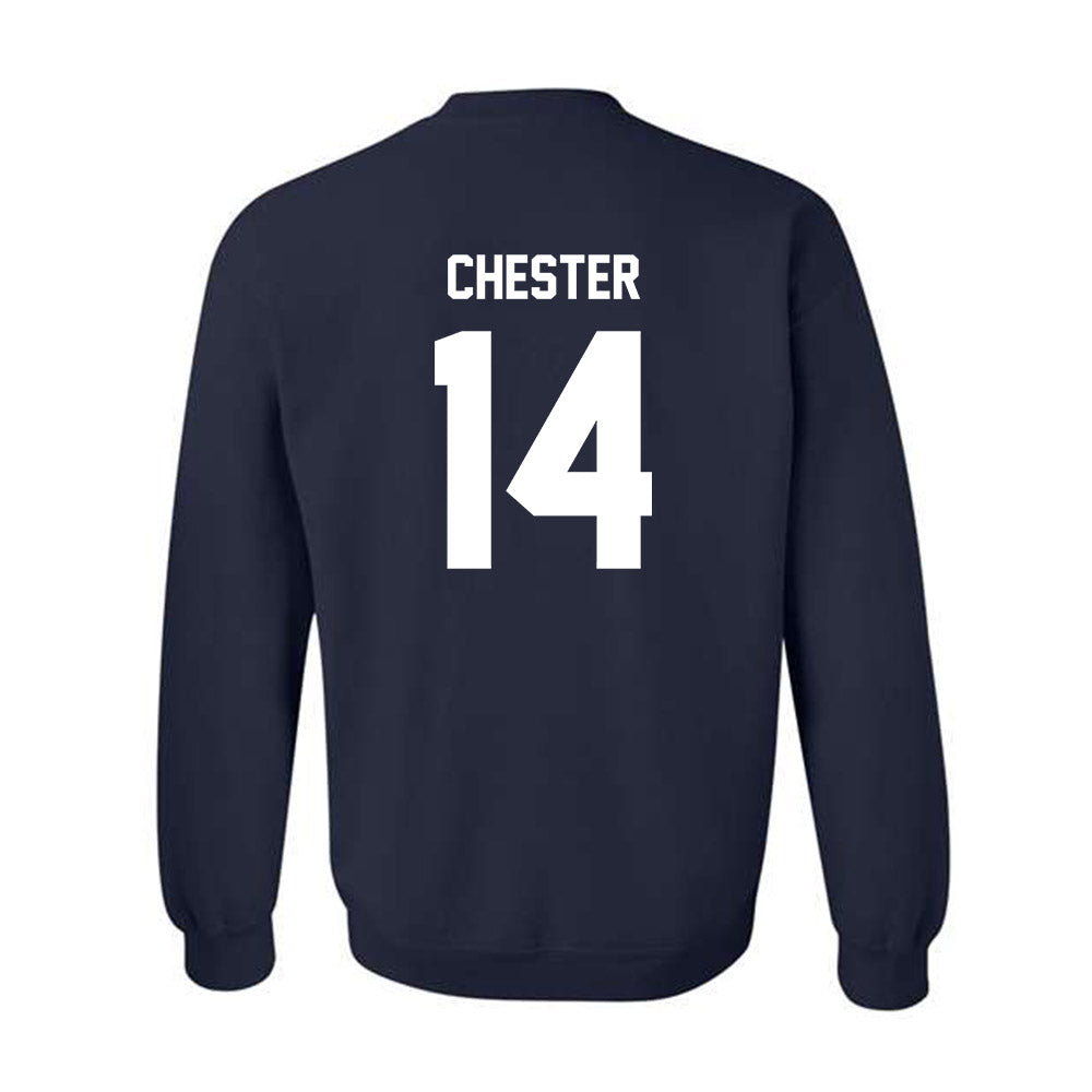 Monmouth - NCAA Men's Lacrosse : Riley Chester - Classic Shersey Crewneck Sweatshirt-1