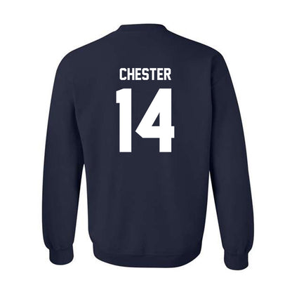 Monmouth - NCAA Men's Lacrosse : Riley Chester - Classic Shersey Crewneck Sweatshirt-1