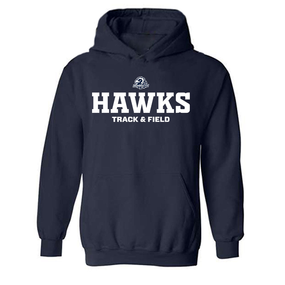 Monmouth - NCAA Men's Track & Field : Jan Volkmar - Classic Shersey Hooded Sweatshirt-0