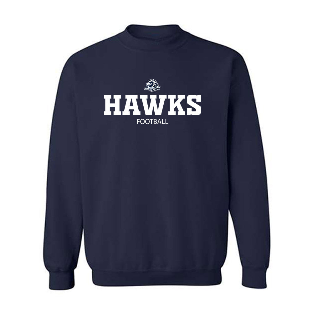 Monmouth - NCAA Football : Heath Reinhardt - Classic Shersey Crewneck Sweatshirt-0