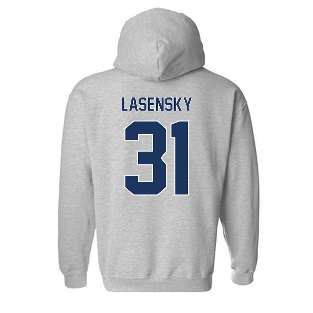 Monmouth - NCAA Men's Lacrosse : Brayden Lasensky - Classic Shersey Hooded Sweatshirt-1