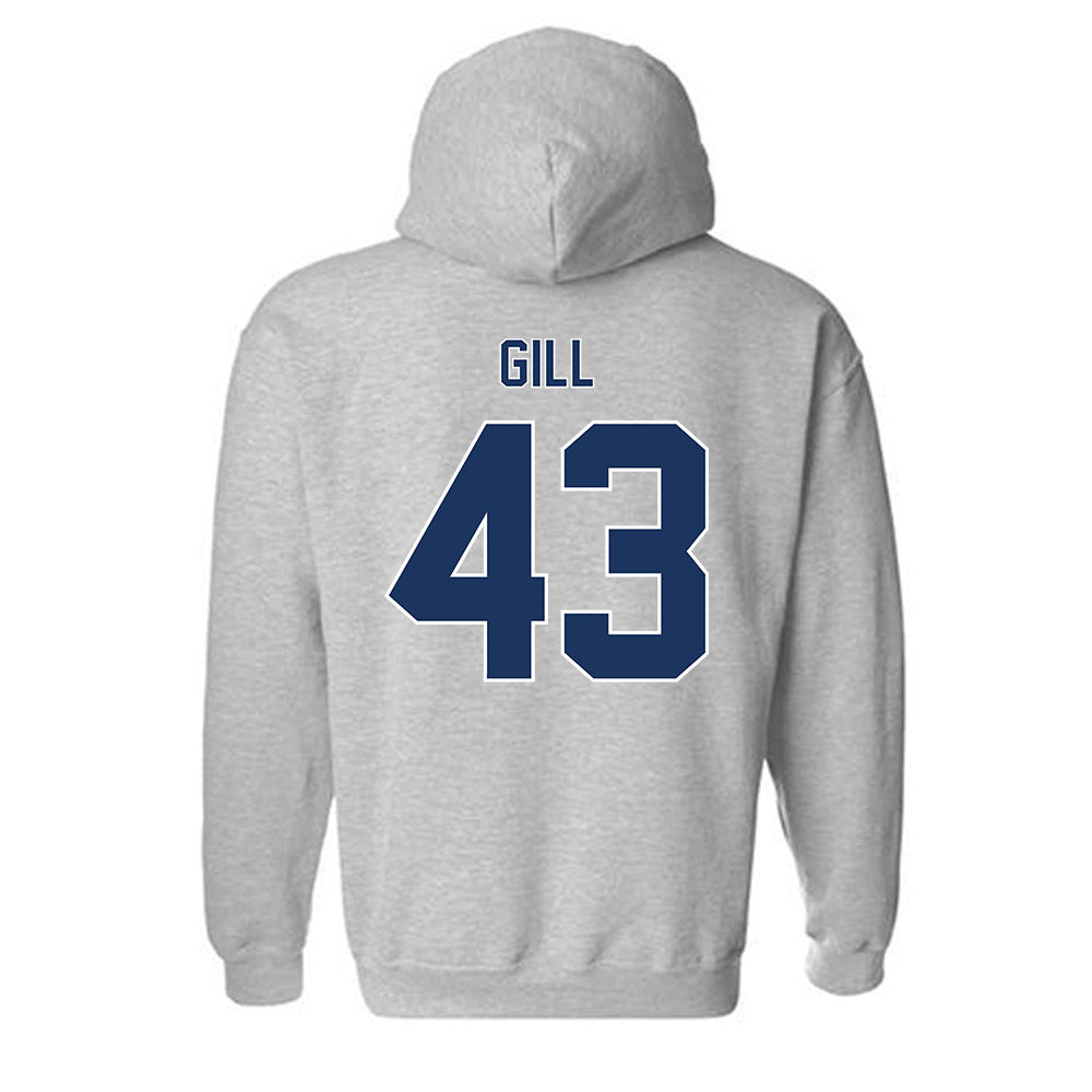 Monmouth - NCAA Men's Lacrosse : Arjun Gill - Classic Shersey Hooded Sweatshirt-1