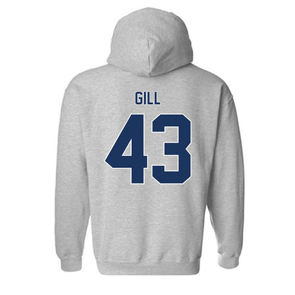 Monmouth - NCAA Men's Lacrosse : Arjun Gill - Classic Shersey Hooded Sweatshirt-1