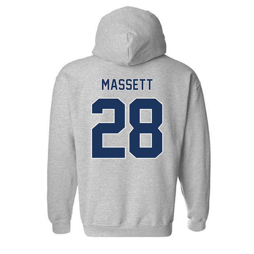 Monmouth - NCAA Men's Lacrosse : Sean Massett - Classic Shersey Hooded Sweatshirt-1