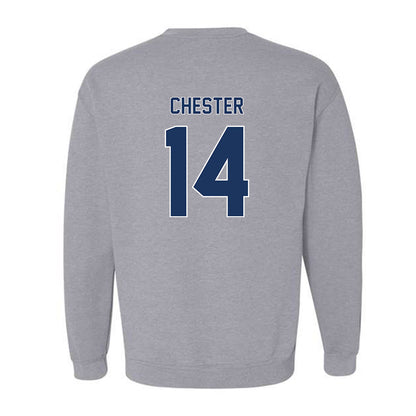 Monmouth - NCAA Men's Lacrosse : Riley Chester - Classic Shersey Crewneck Sweatshirt-1