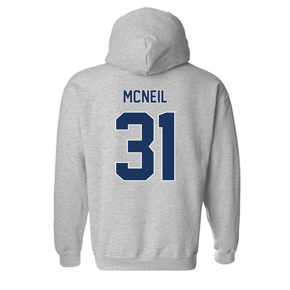Monmouth - NCAA Football : Amori McNeil - Classic Shersey Hooded Sweatshirt-1