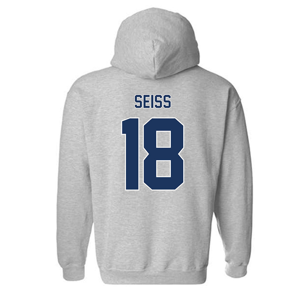 Monmouth - NCAA Football : Brad Seiss - Classic Shersey Hooded Sweatshirt-1