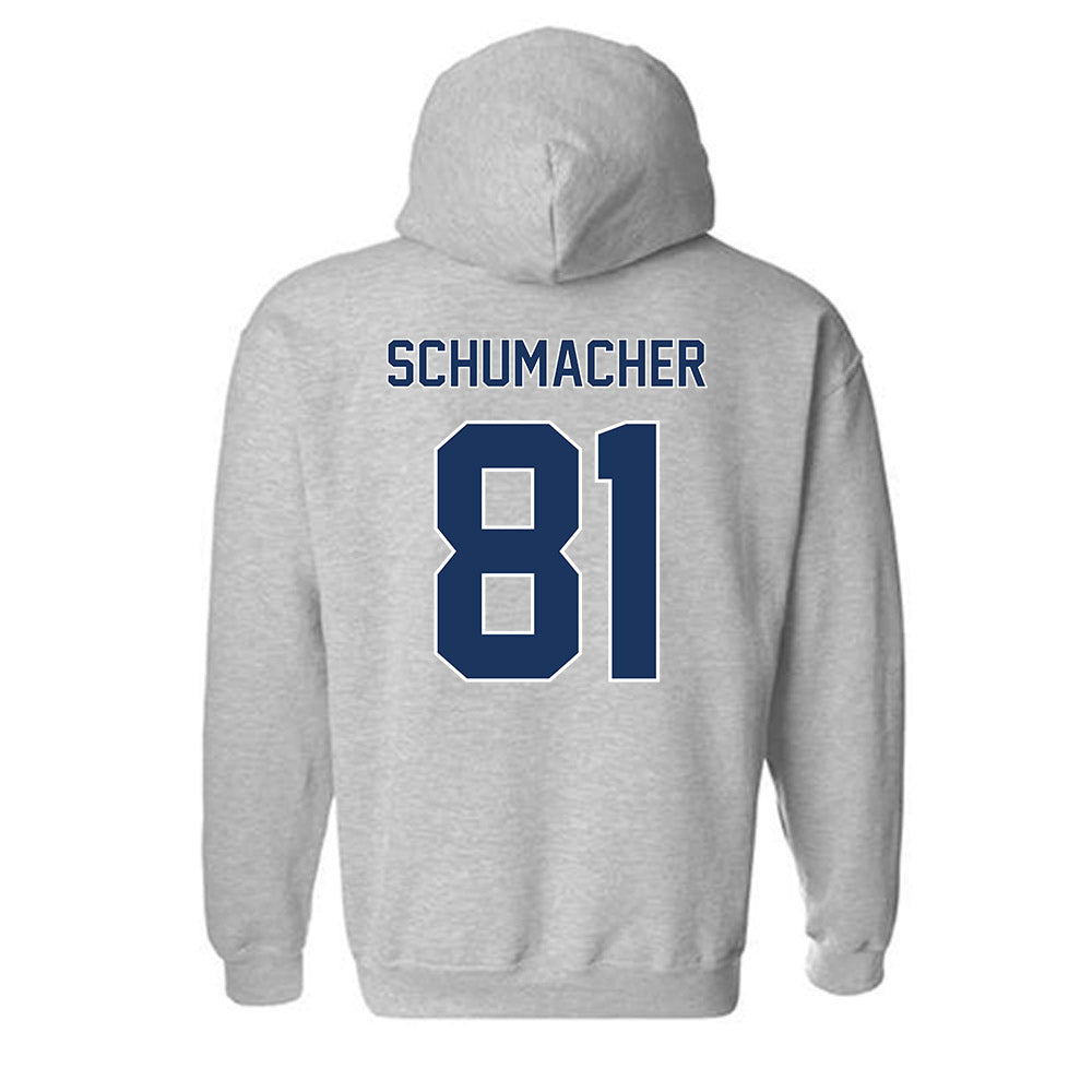 Monmouth - NCAA Football : Mike Schumacher - Classic Shersey Hooded Sweatshirt-1