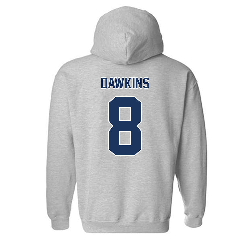 Monmouth - NCAA Men's Lacrosse : Cole Dawkins - Classic Shersey Hooded Sweatshirt-1
