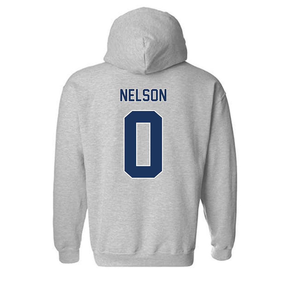 Monmouth - NCAA Football : Gavin Nelson - Classic Shersey Hooded Sweatshirt-1