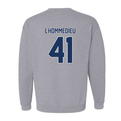 Monmouth - NCAA Men's Lacrosse : Benjamin L'Hommedieu - Classic Shersey Crewneck Sweatshirt-1