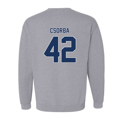 Monmouth - NCAA Men's Lacrosse : James Csorba - Classic Shersey Crewneck Sweatshirt-1