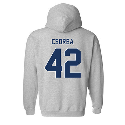Monmouth - NCAA Men's Lacrosse : James Csorba - Classic Shersey Hooded Sweatshirt-1