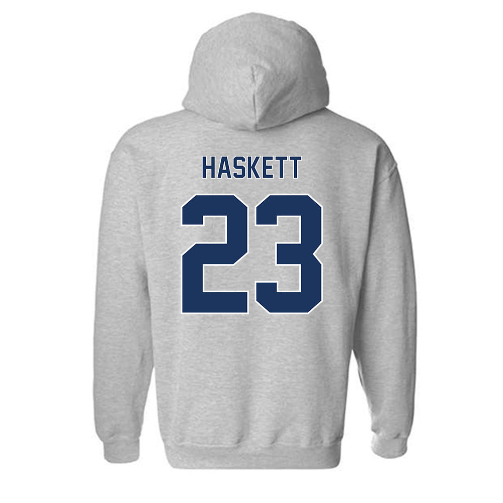 Monmouth - NCAA Football : Amir Haskett - Classic Shersey Hooded Sweatshirt-1