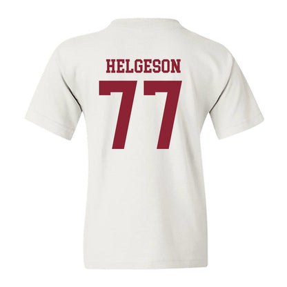 NSU - NCAA Football : Riley Helgeson - Youth T-Shirt-1