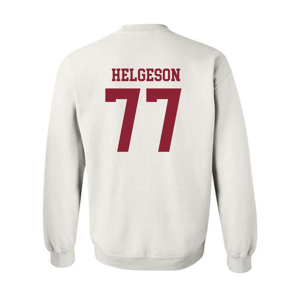NSU - NCAA Football : Riley Helgeson - Crewneck Sweatshirt-1