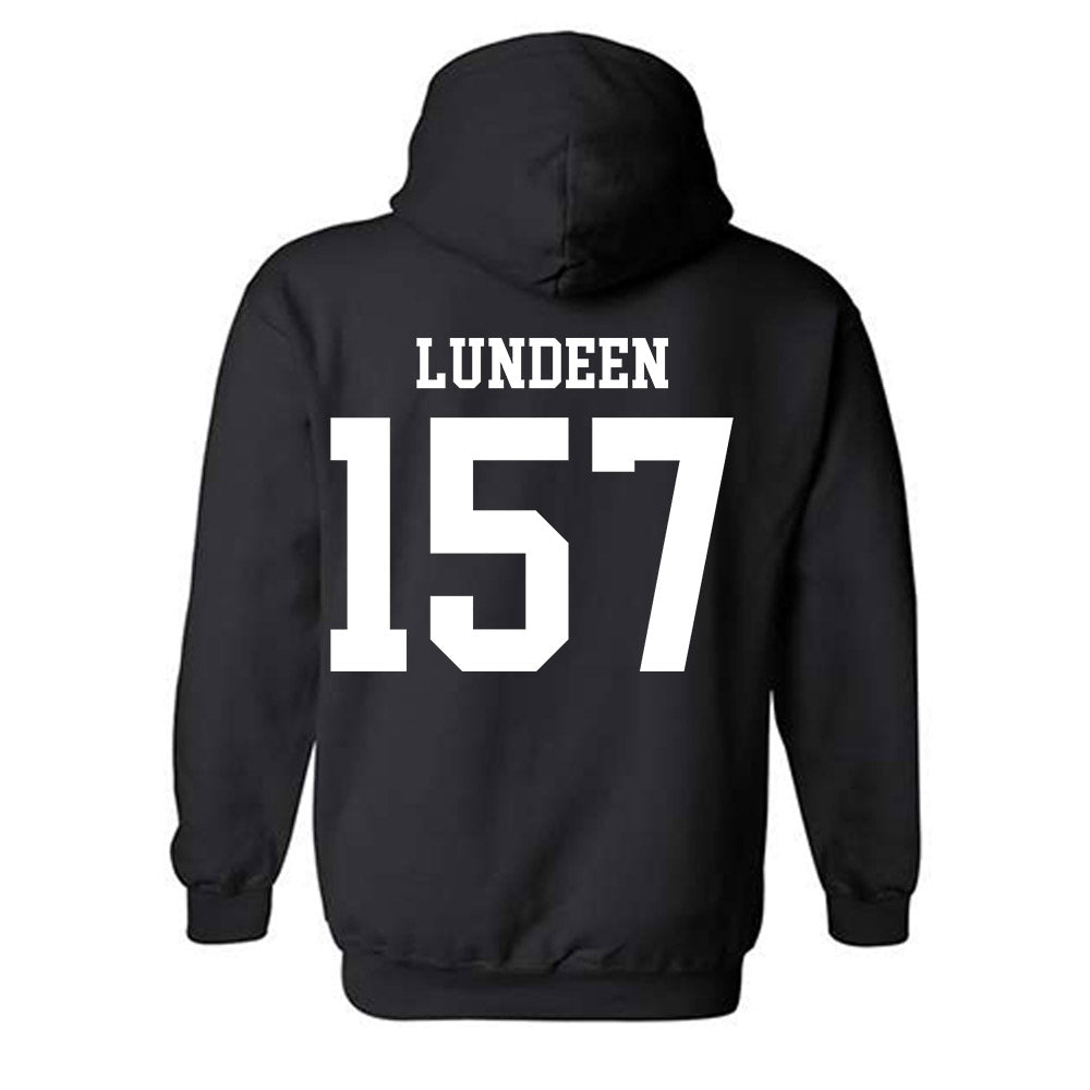 NSU - NCAA Wrestling : Griffin Lundeen - Classic Shersey Hooded Sweatshirt-1