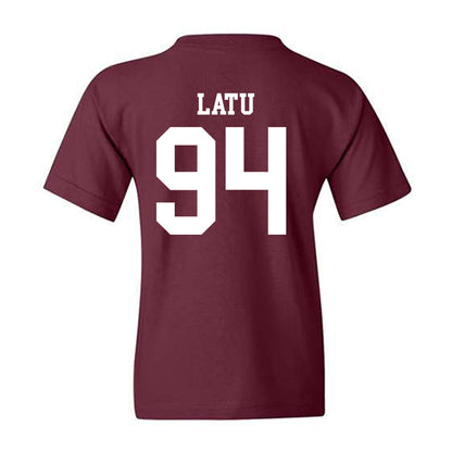 NSU - NCAA Football : Tau Latu - Classic Shersey Youth T-Shirt-1