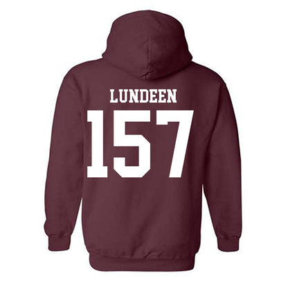 NSU - NCAA Wrestling : Griffin Lundeen - Classic Shersey Hooded Sweatshirt-1