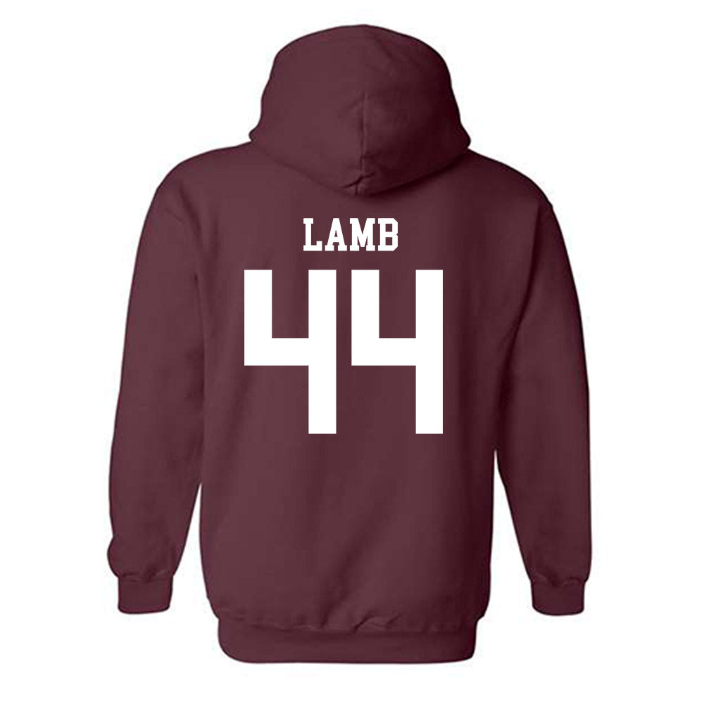 NSU - NCAA Baseball : Casey Lamb - Classic Shersey Hooded Sweatshirt-1