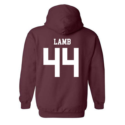 NSU - NCAA Baseball : Casey Lamb - Classic Shersey Hooded Sweatshirt-1
