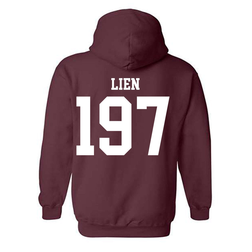 NSU - NCAA Wrestling : Tyson Lien - Classic Shersey Hooded Sweatshirt-1