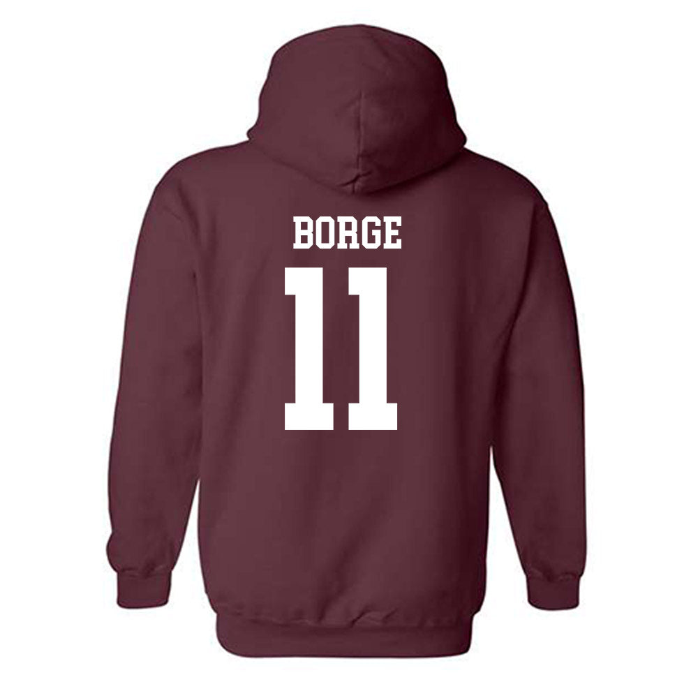 NSU - NCAA Football : Karson Borge - Classic Shersey Hooded Sweatshirt-1
